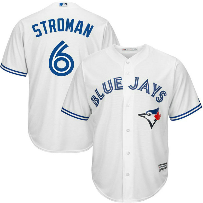 Toronto Blue Jays #6 Marcus Stroman Home White Cool Base Jersey