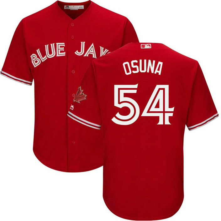 Toronto Blue Jays #54 Roberto Osuna 2017 Replica Scarlet Cool Base Jersey Toronto Blue Jays #54 Roberto Osuna 2017 Replica Scarlet Cool Base Jersey