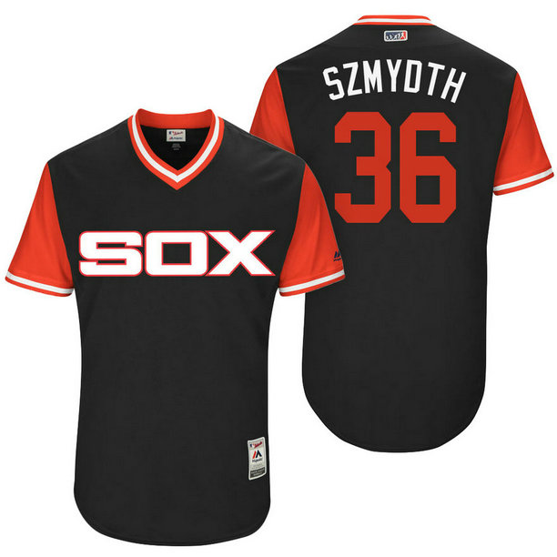 Chicago White Sox Kevan Smith #36 Szmydth Black Nickname 2017 Little League Players Weekend Jersey Chicago White Sox Kevan Smith #36 Szmydth Black Nickname 2017 Little League Players Weekend Jersey