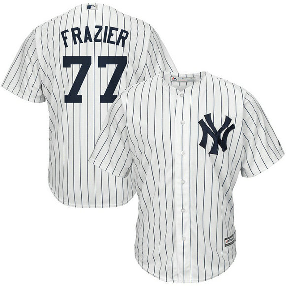 Clint Frazier #77 New York Yankees Replica Home White Cool Base Jersey Clint Frazier #77 New York Yankees Replica Home White Cool Base Jersey