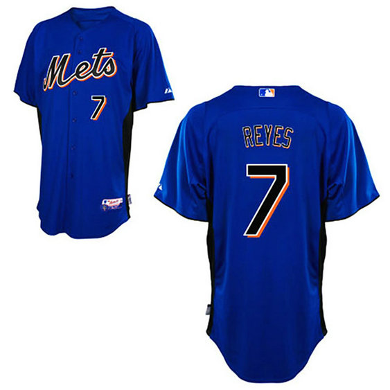New York Mets #7 Jose Reyes Navy Blue 2011 Cool Base BP Jersey New York Mets #7 Jose Reyes Navy Blue 2011 Cool Base BP Jersey