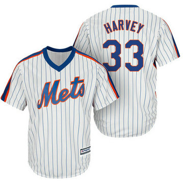 New York Mets #33 Matt Harvey White Official Cool Base Jersey