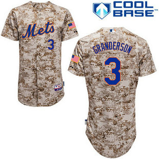New York Mets #3 Curtis Granderson Authentic Camo Alternate Cool Base Jersey New York Mets #3 Curtis Granderson Authentic Camo Alternate Cool Base Jersey