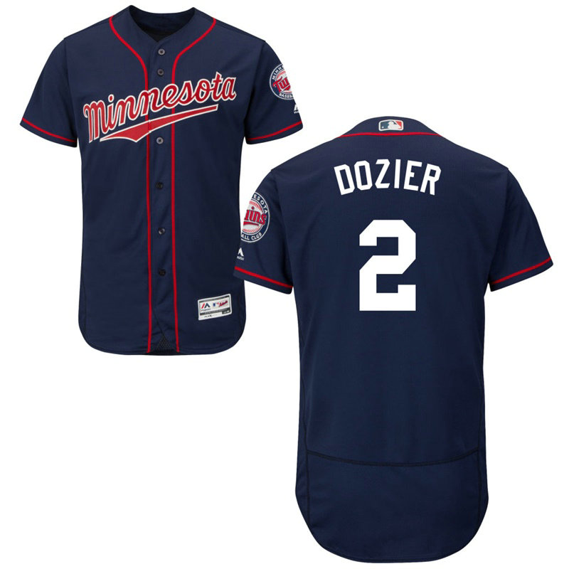 Minnesota Twins Brian Dozier #2 Alternate Navy Authentic Collection Flex Base Jersey Minnesota Twins Brian Dozier #2 Alternate Navy Authentic Collection Flex Base Jersey