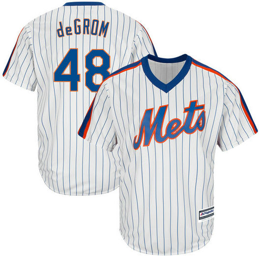 New York Mets #48 Jacob deGrom White Official Cool Base Jersey