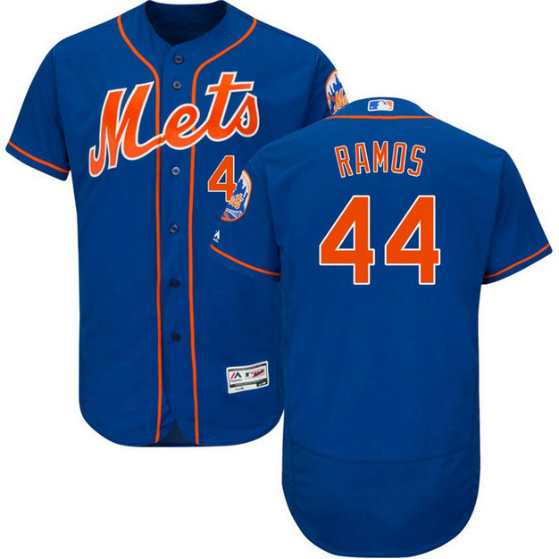 New York Mets A.J. Ramos #44 Royal & Orange 2017 Alternate Flex Base Jersey New York Mets A.J. Ramos #44 Royal & Orange 2017 Alternate Flex Base Jersey