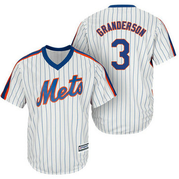 New York Mets #3 Curtis Granderson White Official Cool Base Jersey