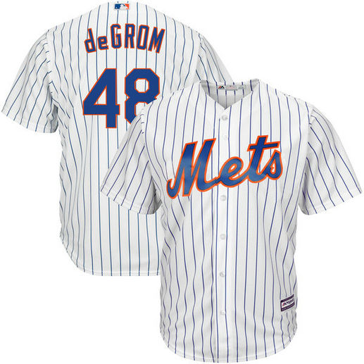 New York Mets #48 Jacob deGrom Grey Official Cool Base Jersey