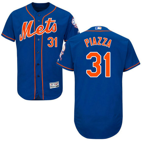 New York Mets Mike Piazza #31 Royal Authentic Collection Flexbase Jersey