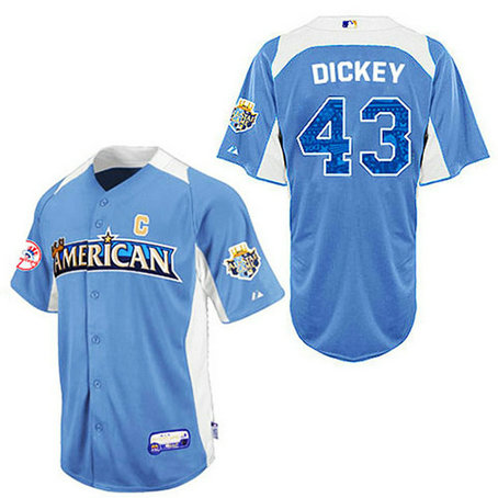 New York Mets #43 R.A. Dickey Blue 2012 All-Star BP Jersey New York Mets #43 R.A. Dickey Blue 2012 All-Star BP Jersey