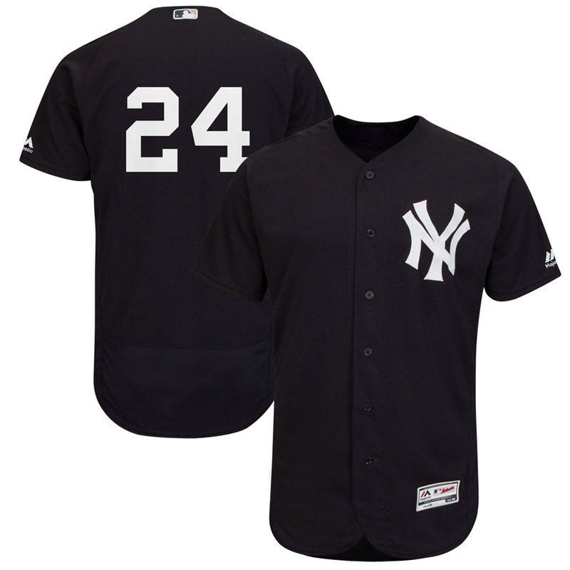 New York Yankees Gary Sanchez #24 Navy Fashion Flex Base Jersey