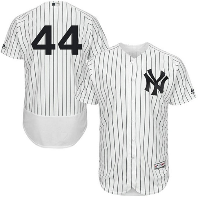 New York Yankees Reggie Jackson #44 White Authentic Collection Flex Base Jersey