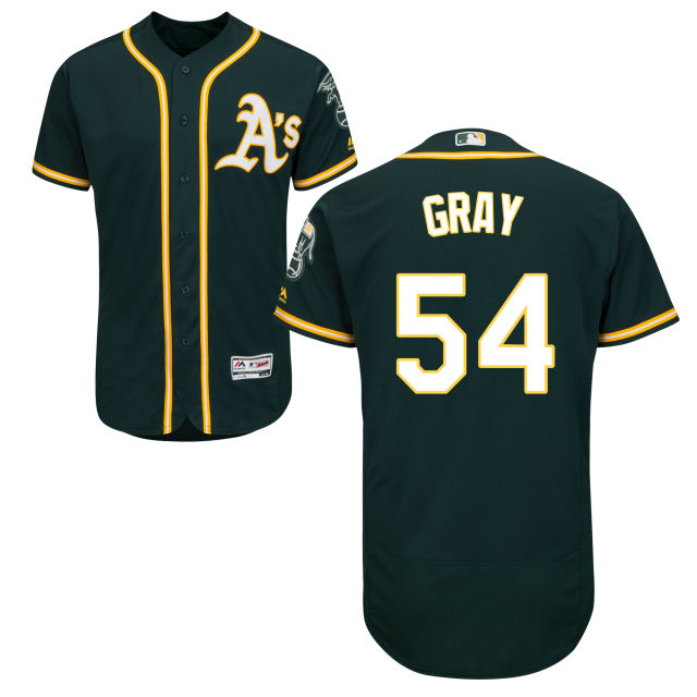 Oakland Athletics Sonny Grey #54 Green Flexbase Authentic Collection Player Jersey Oakland Athletics Sonny Grey #54 Green Flexbase Authentic Collection Player Jersey