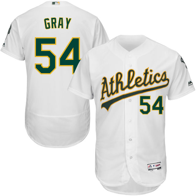 Oakland Athletics Sonny Grey #54 White Authentic Collection Flexbase Jersey