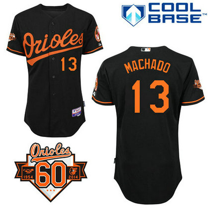 Baltimore Orioles #13 Manny Machado Authentic Black Alternate Cool Base Jersey Baltimore Orioles #13 Manny Machado Authentic Black Alternate Cool Base Jersey