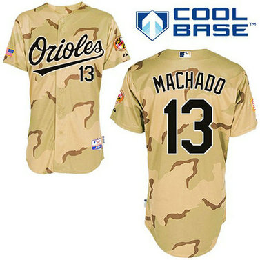 Baltimore Orioles #13 Manny Machado Authentic Camo Commemorative Military Day Cool Base Jersey Baltimore Orioles #13 Manny Machado Authentic Camo Commemorative Military Day Cool Base Jersey