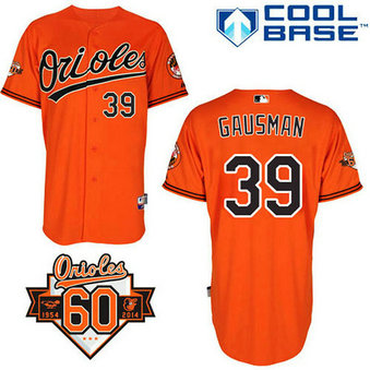 Baltimore Orioles #39 Kevin Gausman Authentic Orange Alternate Cool Base Jersey Baltimore Orioles #39 Kevin Gausman Authentic Orange Alternate Cool Base Jersey