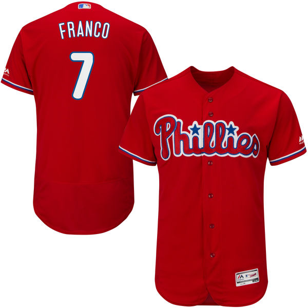 Philadelphia Phillies Maikel Franco Scarlet Flexbase Authentic Collection Player Jersey Philadelphia Phillies Maikel Franco Scarlet Flexbase Authentic Collection Player Jersey