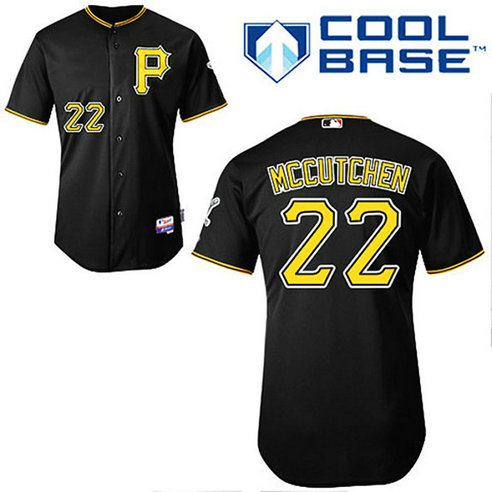 Pittsburgh Pirates #22 Andrew McCutchen Black Alternate Cool Base Jersey Pittsburgh Pirates #22 Andrew McCutchen Black Alternate Cool Base Jersey