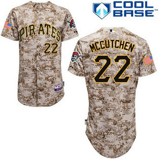 Pittsburgh Pirates #22 Andrew McCutchen Authentic Camo Alternate Cool Base Jersey Pittsburgh Pirates #22 Andrew McCutchen Authentic Camo Alternate Cool Base Jersey