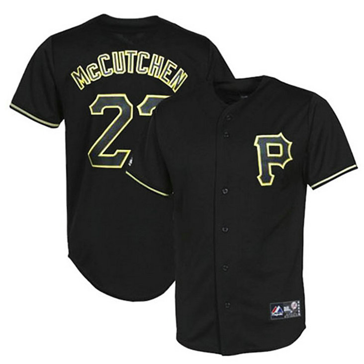 Pittsburgh Pirates #22 Andrew McCutchen Black Fashion Jersey Pittsburgh Pirates #22 Andrew McCutchen Black Fashion Jersey