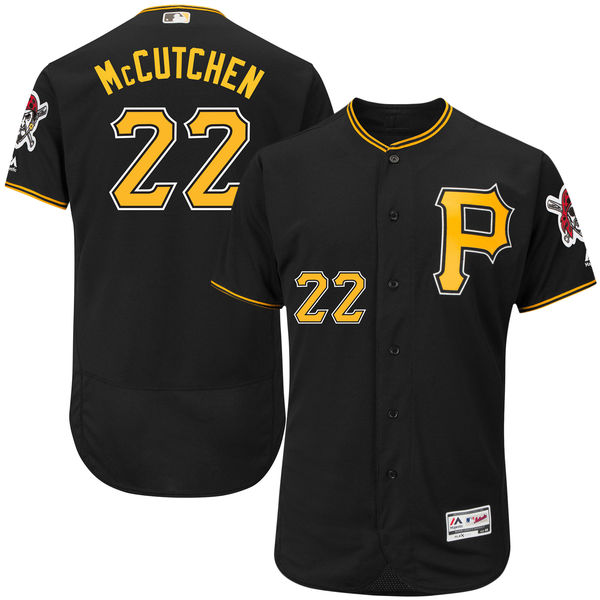 Pittsburgh Pirates #22 Andrew McCutchen Black Flexbase Authentic Collection Jersey Pittsburgh Pirates #22 Andrew McCutchen Black Flexbase Authentic Collection Jersey