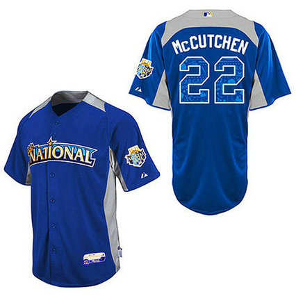 Pittsburgh Pirates #22 Andrew McCutchen Blue 2012 All-Star BP Jersey Pittsburgh Pirates #22 Andrew McCutchen Blue 2012 All-Star BP Jersey