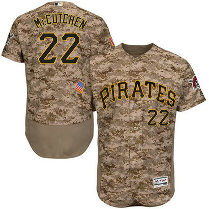 Pittsburgh Pirates #22 Andrew McCutchen Camo Flexbase Authentic Collection Player Jersey Pittsburgh Pirates #22 Andrew McCutchen Camo Flexbase Authentic Collection Player Jersey