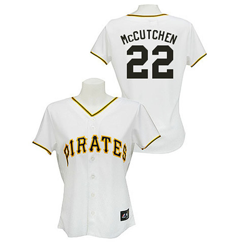 Women - Pittsburgh Pirates #22 Andrew McCutchen White Fashion Jersey Women - Pittsburgh Pirates #22 Andrew McCutchen White Fashion Jersey