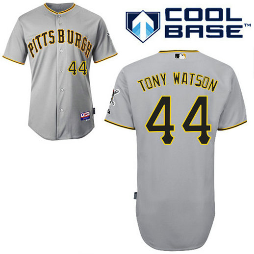 Pittsburgh Pirates #44 Tony Watson Authentic Grey Away Cool Base Jersey Pittsburgh Pirates #44 Tony Watson Authentic Grey Away Cool Base Jersey