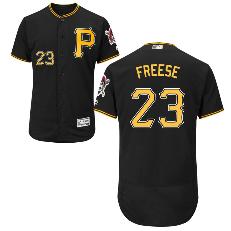 Pittsburgh Pirates David Freese #23 Black Alternate Flex Base Jersey
