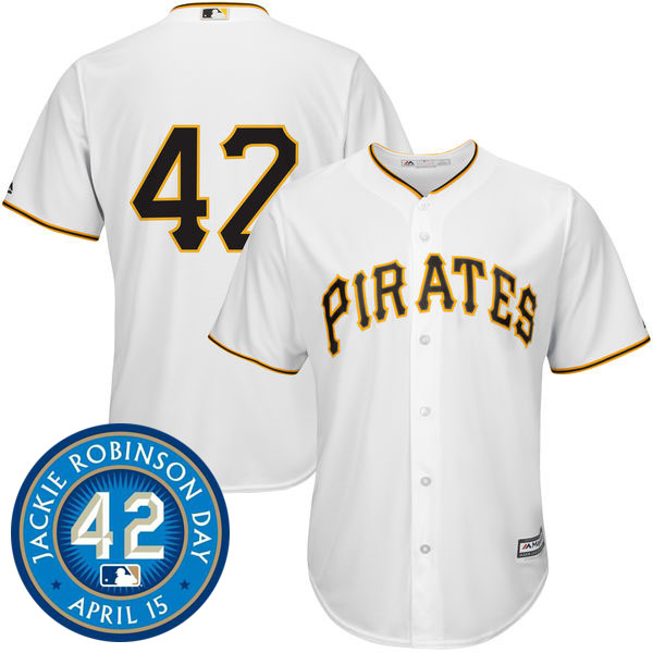 Pittsburgh Pirates #42 Jackie Robinson White Cool Base Jersey Pittsburgh Pirates #42 Jackie Robinson White Cool Base Jersey
