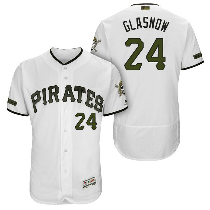 Pittsburgh Pirates Tyler Glasnow #24 White Authentic Collection 2018 Home Alternate Flex Base Player Jersey Pittsburgh Pirates Tyler Glasnow #24 White Authentic Collection 2018 Home Alternate Flex Base Player Jersey