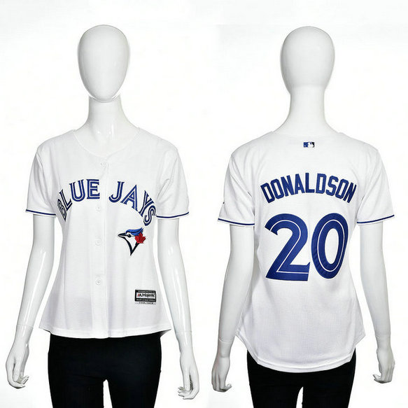 Women - Texas Rangers #20 Josh Donaldson White 2016 Cool Base Jersey
