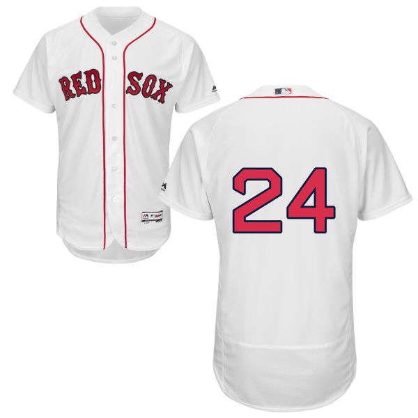Boston Red Sox #24 David Price White Flexbase Authentic Collection Player Jersey