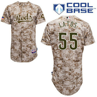 Cincinnati Reds #55 Mat Latos Authentic Grey 1991 Turn Back The Clock Jersey Cincinnati Reds #55 Mat Latos Authentic Grey 1991 Turn Back The Clock Jersey
