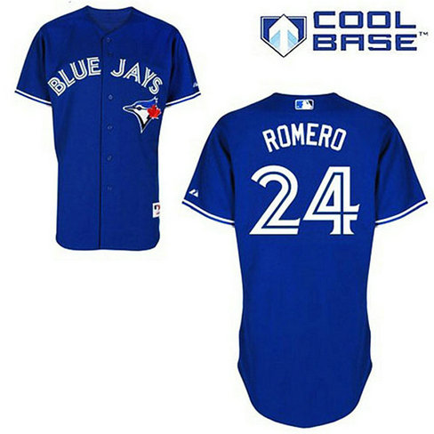 YOUTH Toronto Blue Jays #24 Ricky RomeroBlue New Cool Base Jersey