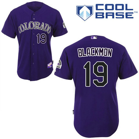 Colorado Rockies #19 Charlie Blackmon Authentic Purple Alternate Cool Base Jersey Colorado Rockies #19 Charlie Blackmon Authentic Purple Alternate Cool Base Jersey