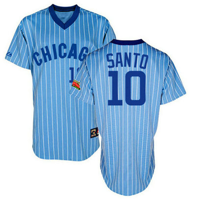 Chicago Cubs Ron Santo Authentic Blue Throwback Jersey Chicago Cubs Ron Santo Authentic Blue Throwback Jersey