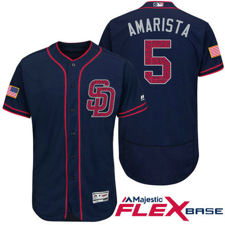 San Diego Padres #5 Alexi Amarista Navy Stars & Stripes 2016 Independence Day Flex Base Jersey San Diego Padres #5 Alexi Amarista Navy Stars & Stripes 2016 Independence Day Flex Base Jersey