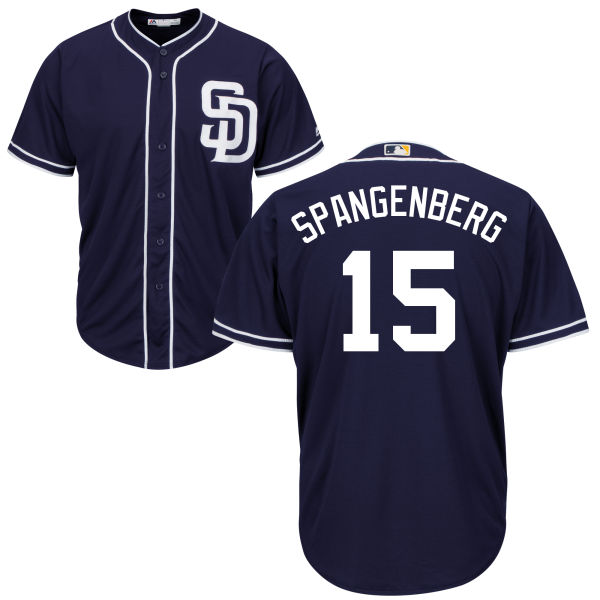San Diego Padres Cory Spangenberg #15 Navy Authentic Cool base Jersey