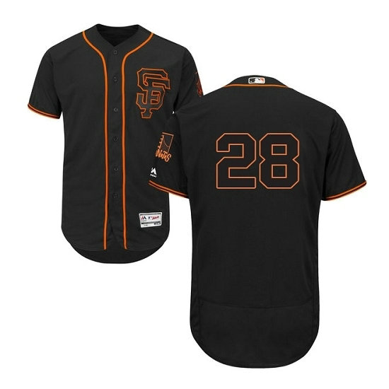 San Francisco Giants Buster Posey #28 Black Authentic Collection Flexbase Jersey San Francisco Giants Buster Posey #28 Black Authentic Collection Flexbase Jersey