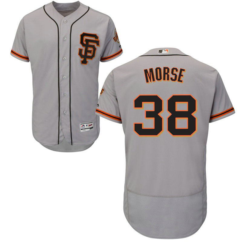 San Francisco Giants Michael Morse #38 Grey Alternate Flex Base Jersey San Francisco Giants Michael Morse #38 Grey Alternate Flex Base Jersey