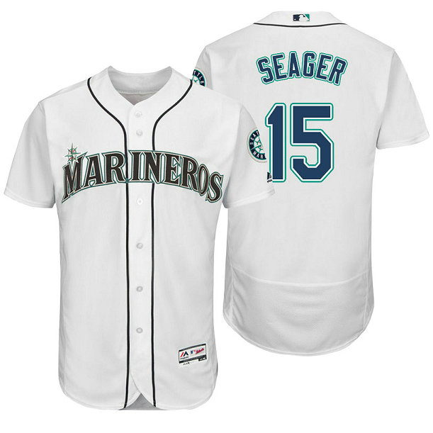 Seattle Mariners Kyle Seager #15 White Hispanic Heritage Flex Base Jersey Seattle Mariners Kyle Seager #15 White Hispanic Heritage Flex Base Jersey