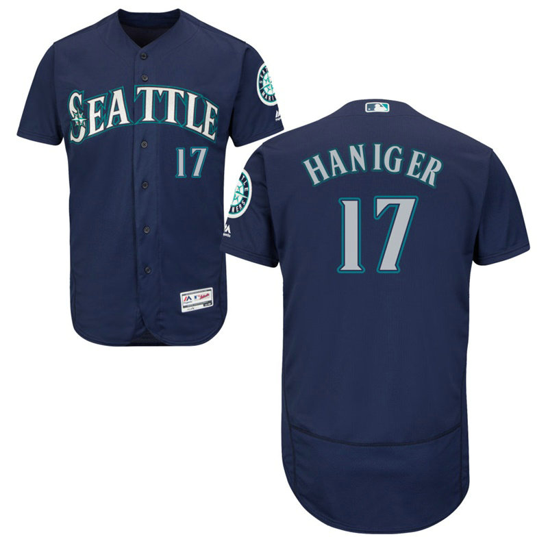Seattle Mariners Mitch Haniger #17 Navy Alternate Flex Base Jersey Seattle Mariners Mitch Haniger #17 Navy Alternate Flex Base Jersey