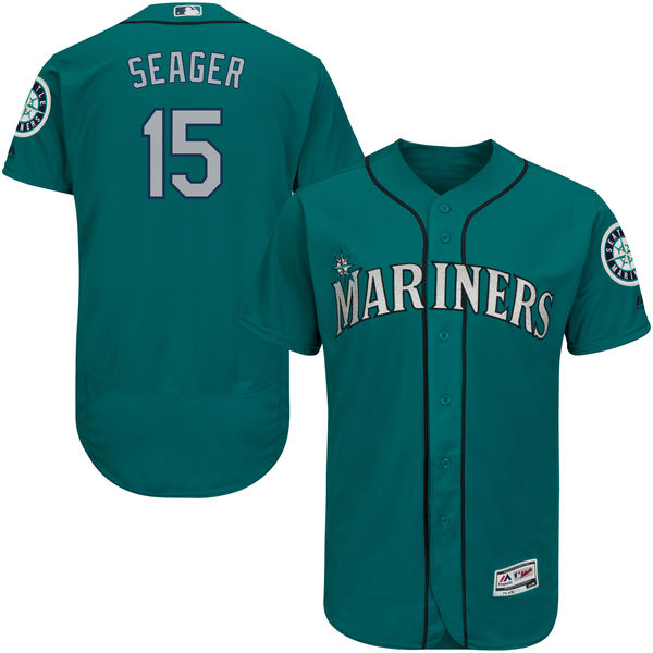 Seattle Mariners Kyle Seager Green Flexbase Authentic Collection Player Jersey Seattle Mariners Kyle Seager Green Flexbase Authentic Collection Player Jersey