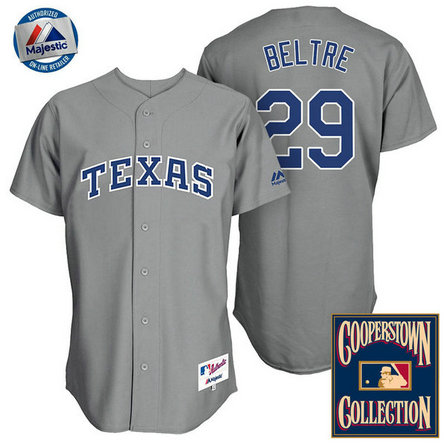 Texas Rangers #29 Adrian Beltre Grey Turn Back The Clock Throwback Jersey