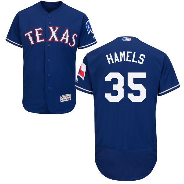 Texas Rangers Cole Hamels #35 Royal Authentic Collection Flexbase Jersey Texas Rangers Cole Hamels #35 Royal Authentic Collection Flexbase Jersey