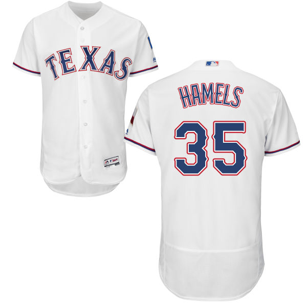 Texas Rangers Cole Hamels #35 White Authentic Collection Flexbase Jersey Texas Rangers Cole Hamels #35 White Authentic Collection Flexbase Jersey
