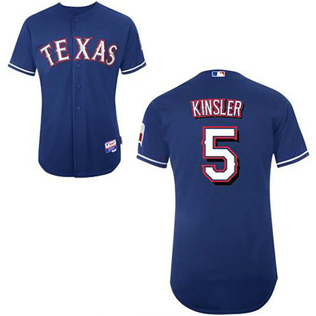 Texas Rangers #5 Ian Kinsler Blue Alternate Jersey Texas Rangers #5 Ian Kinsler Blue Alternate Jersey